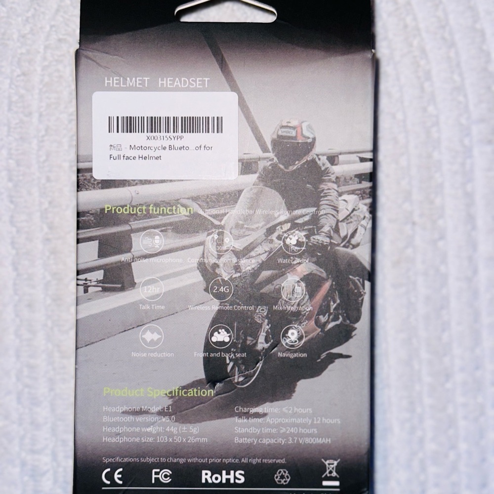 Bluetooth for motorcycle helmet